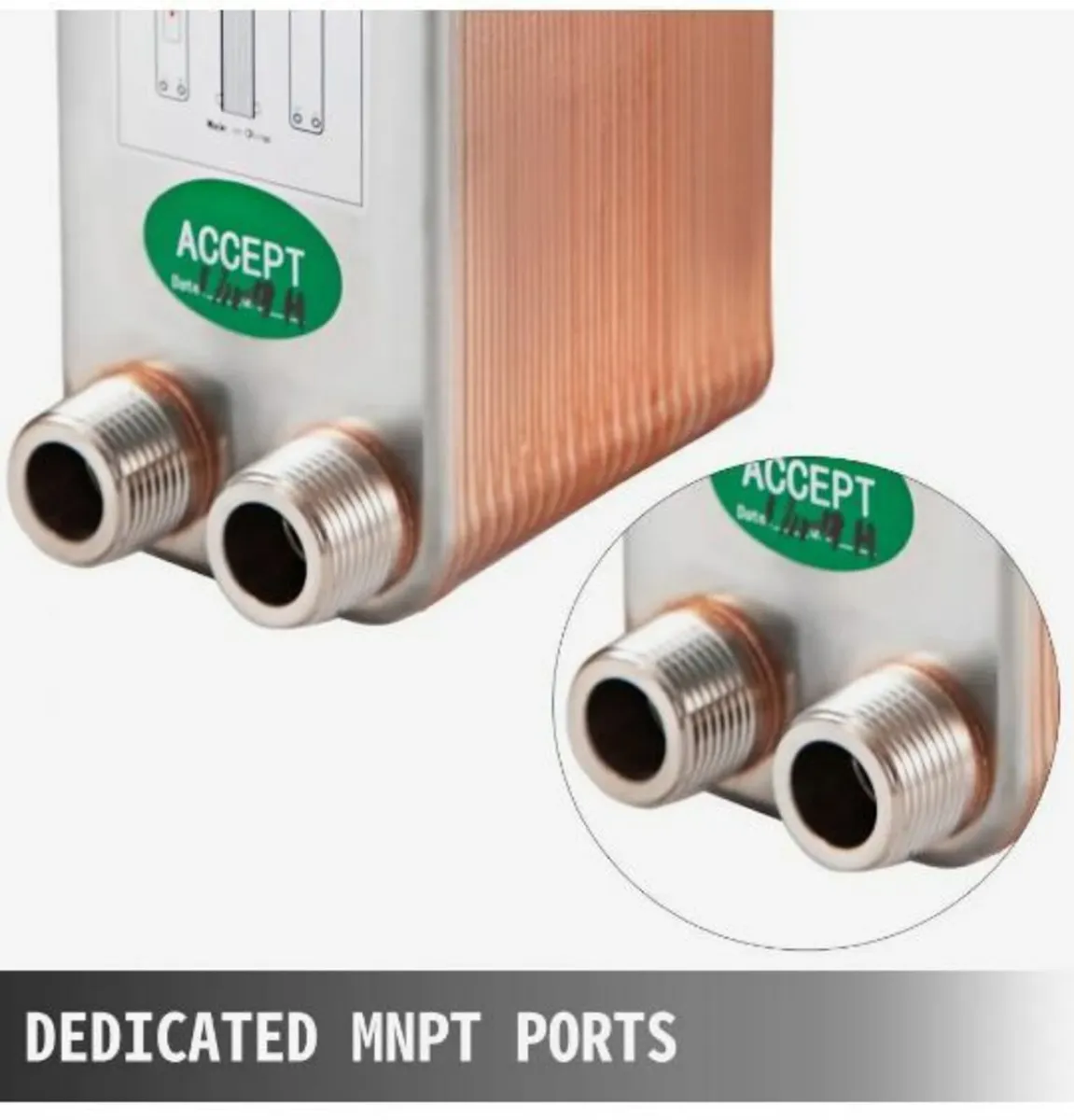 Heat Exchanger 3/4” MNPT Ports - Image 4