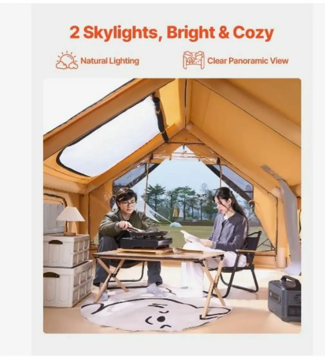 Inflatable Tents for Camping, 5-8 Person - Image 2