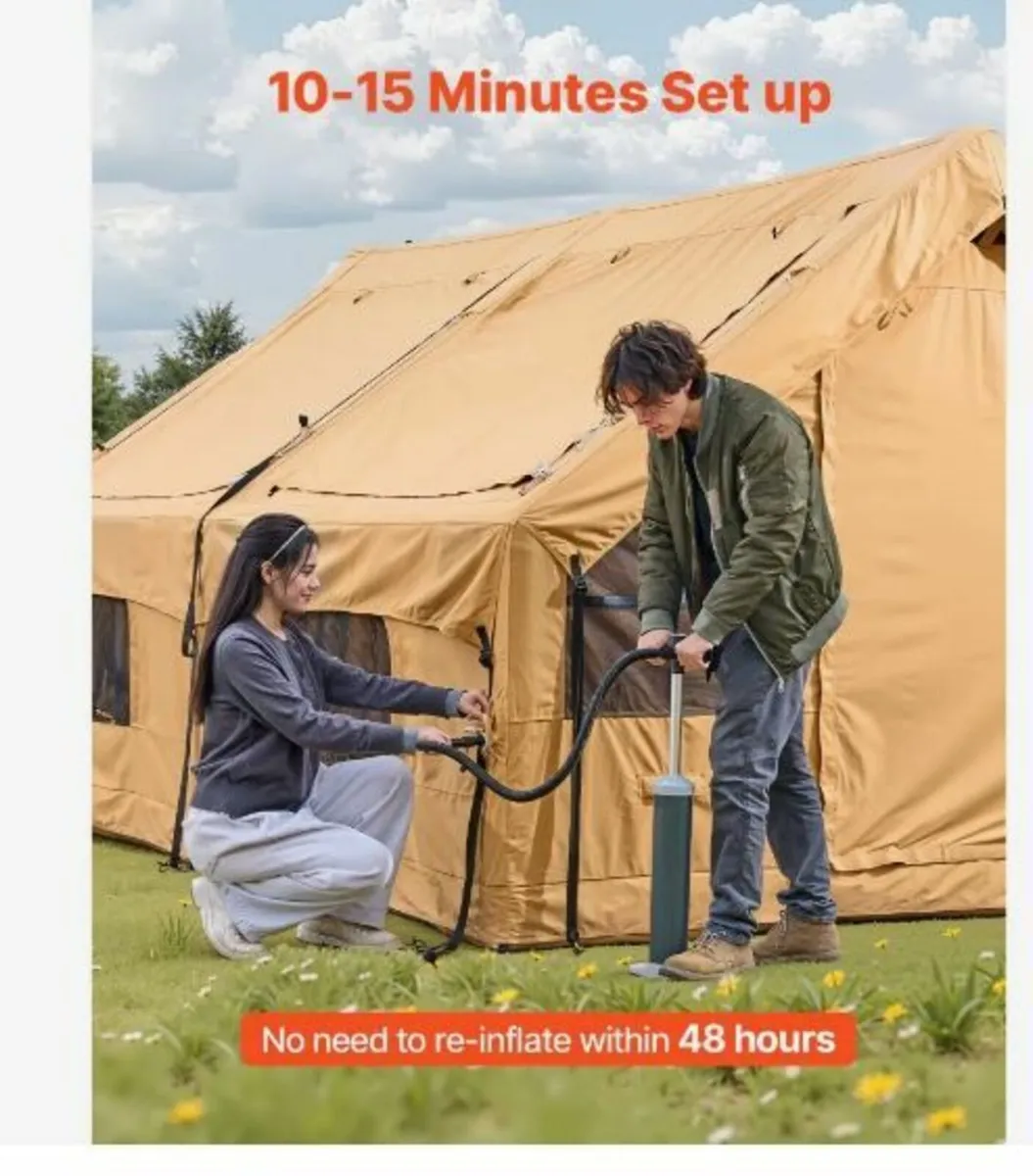 Inflatable Tents for Camping, 5-8 Person - Image 3