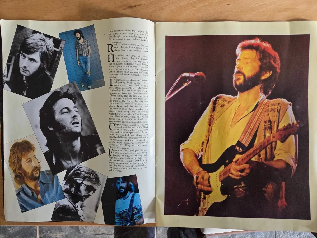 Eric Clapton 1980 Programme - Image 2