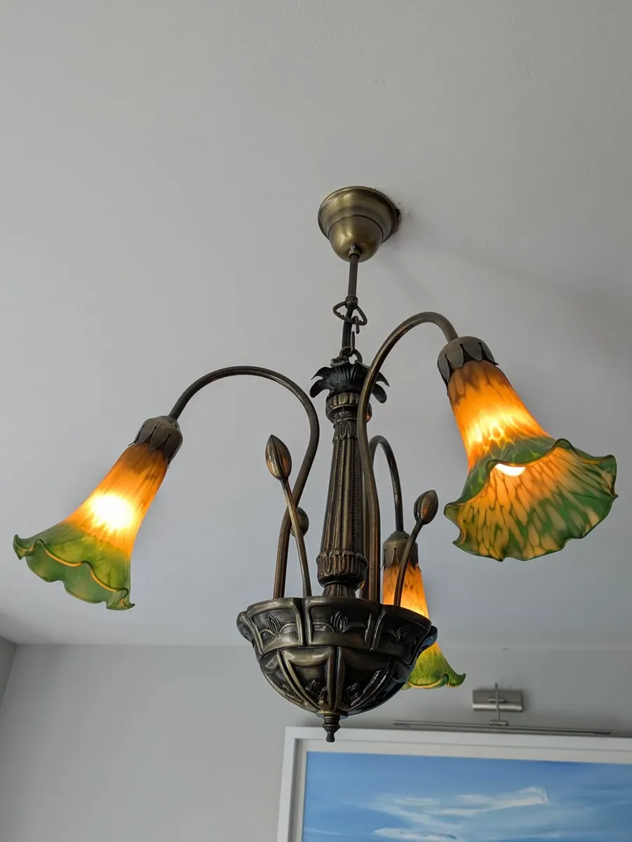 Vintage Retro Tiffany Light - Image 1