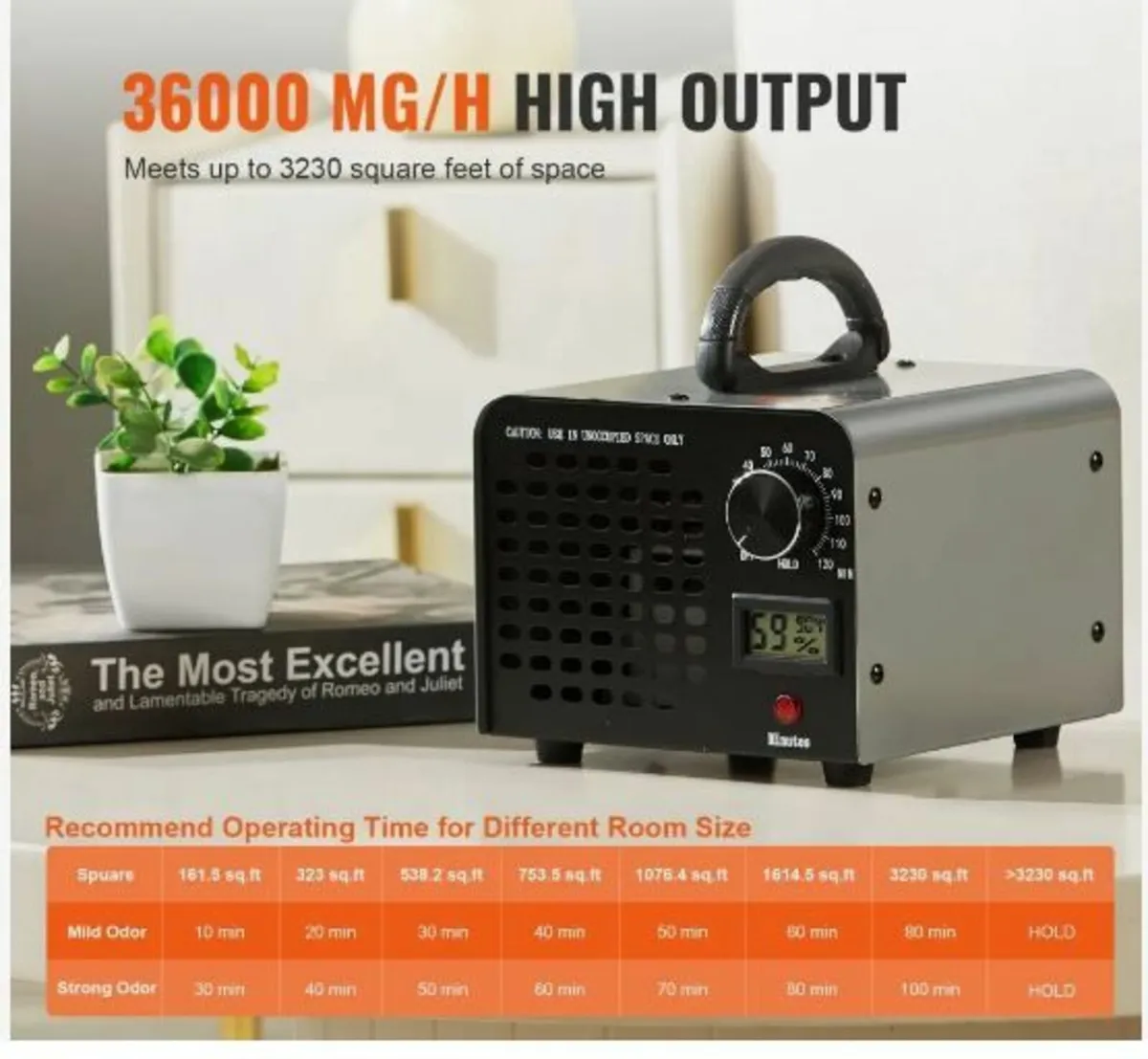 Ozone Generator 36000mg/h Ozone Machine - Image 2