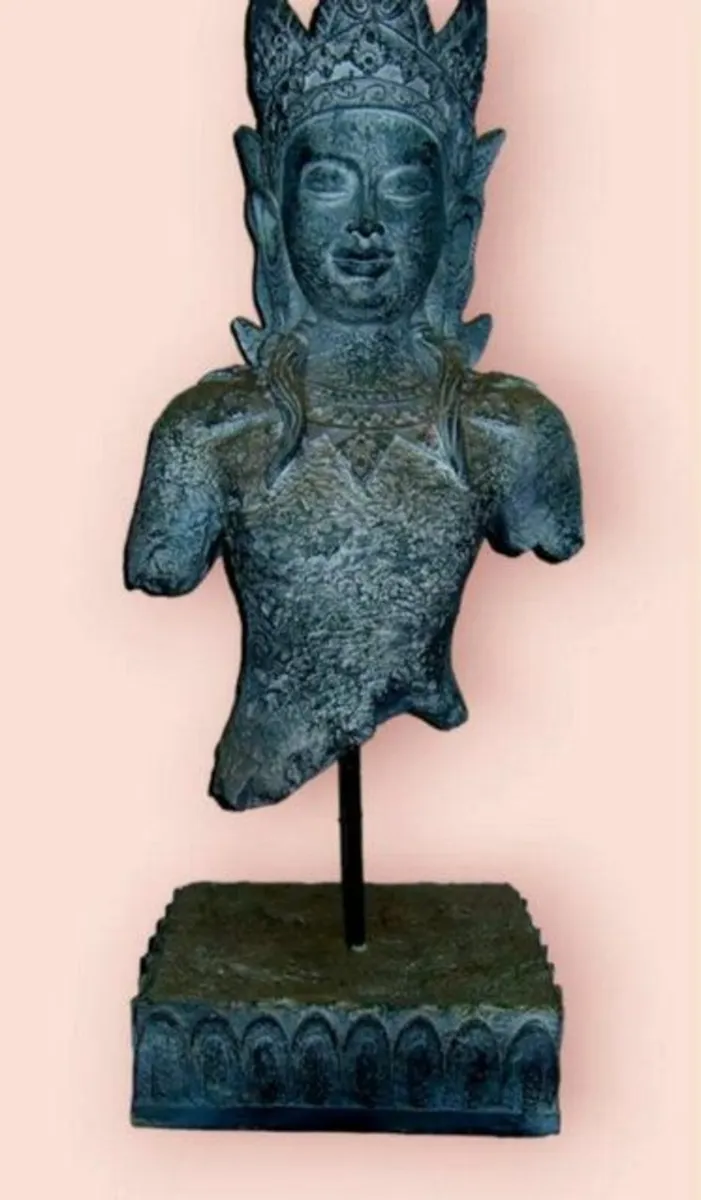 Vintage Asian Art Statue - Image 2