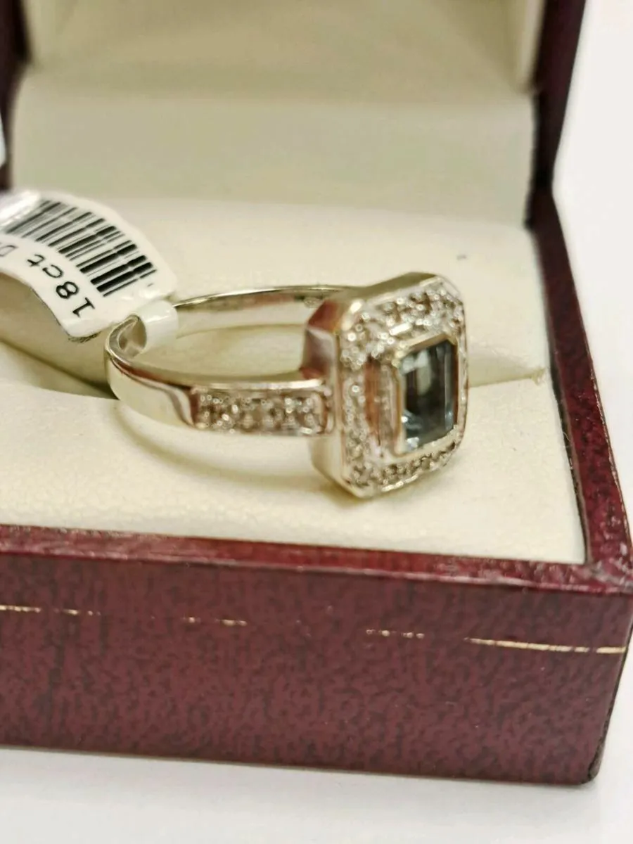 18K White Gold Diamond Ring 18CT - Image 4
