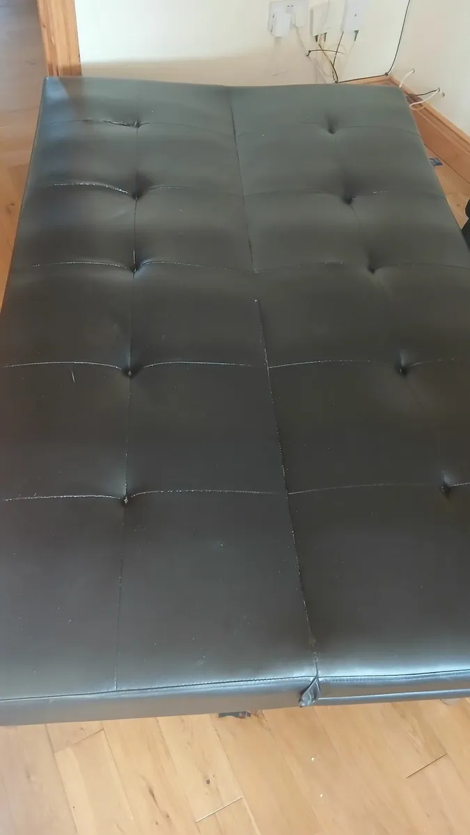 Leather sofa click bed - Image 2