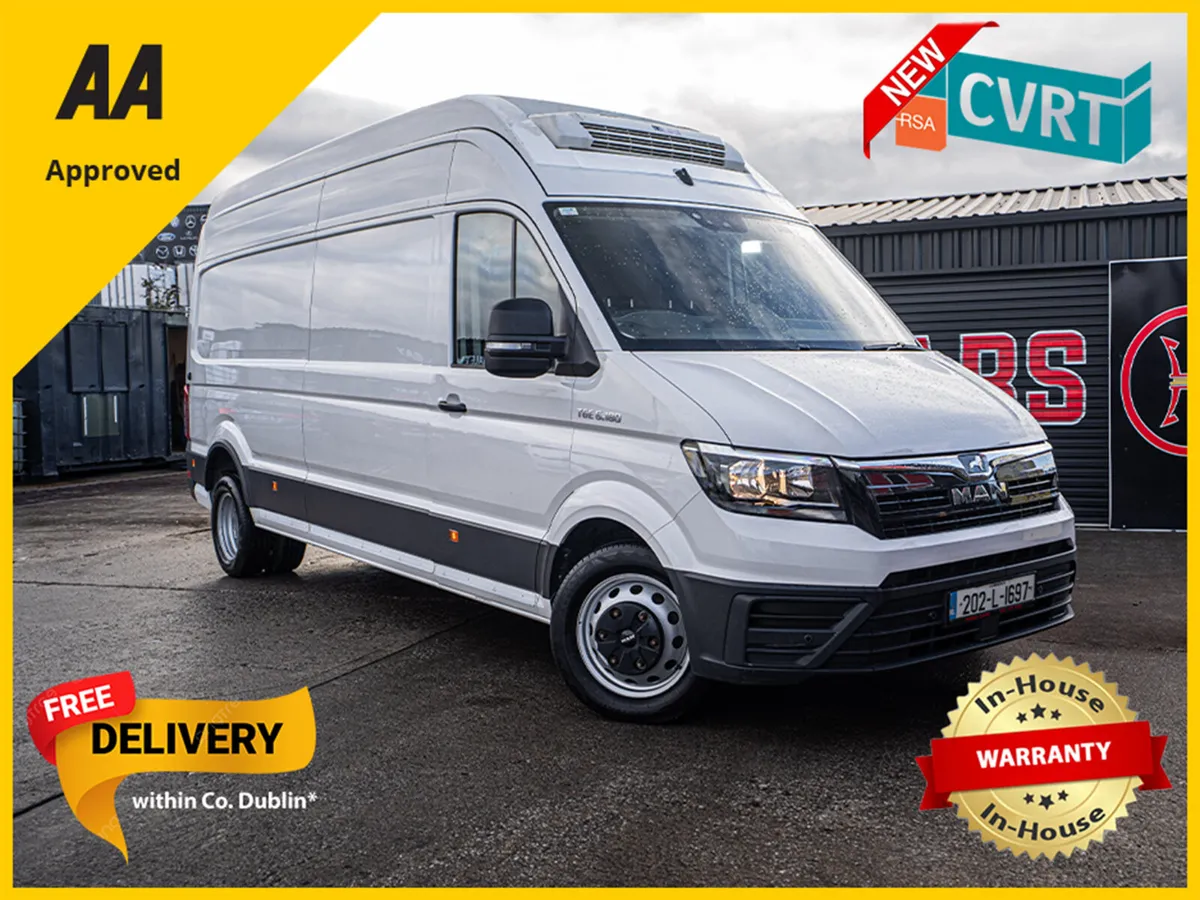 202 MAN TGE 6 - 6 Tons/2 Fridges/New CVRT/Warranty - Image 1