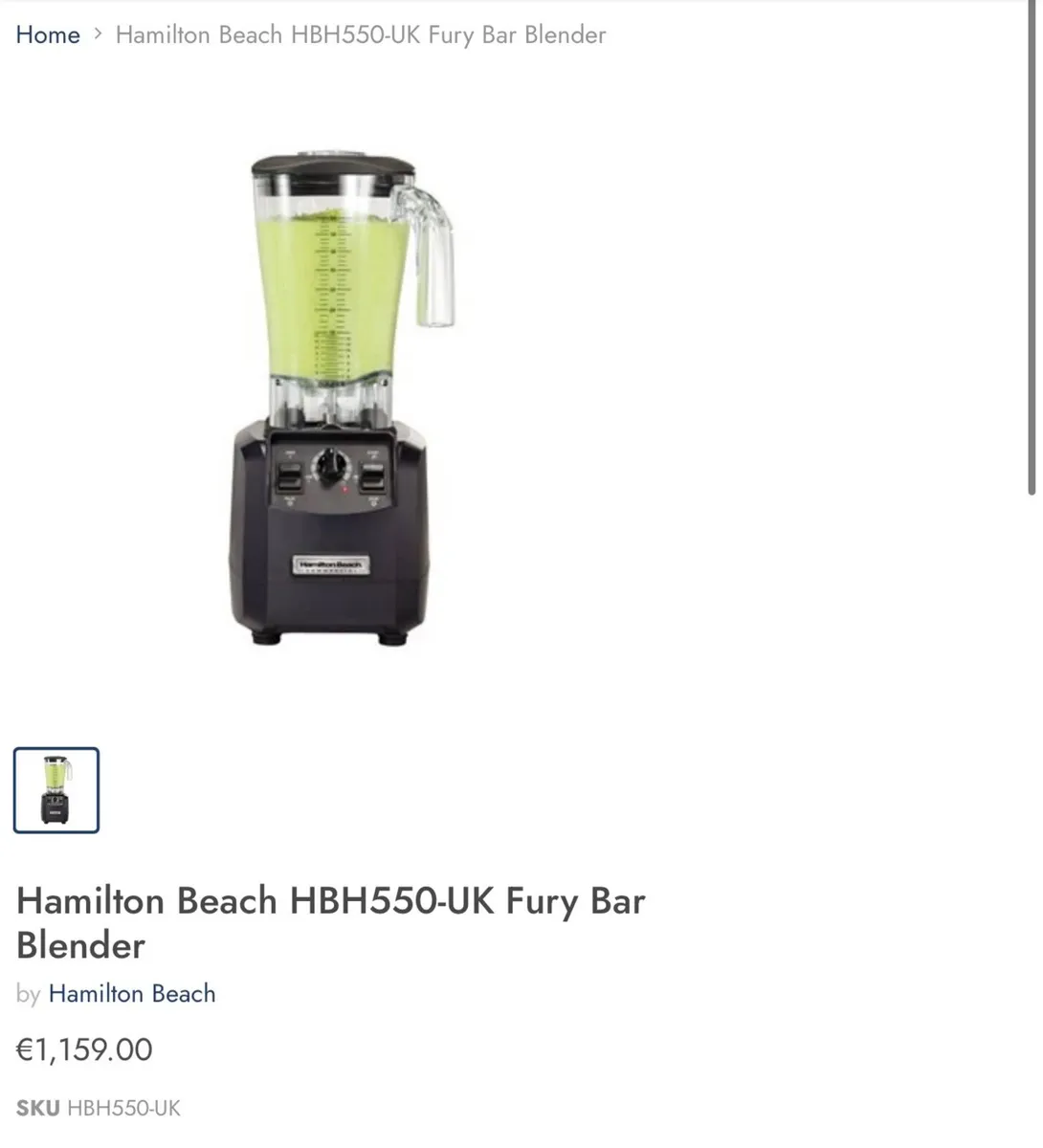 Hamiten Beach GB35 – Used, Very Clean Blender - Image 2