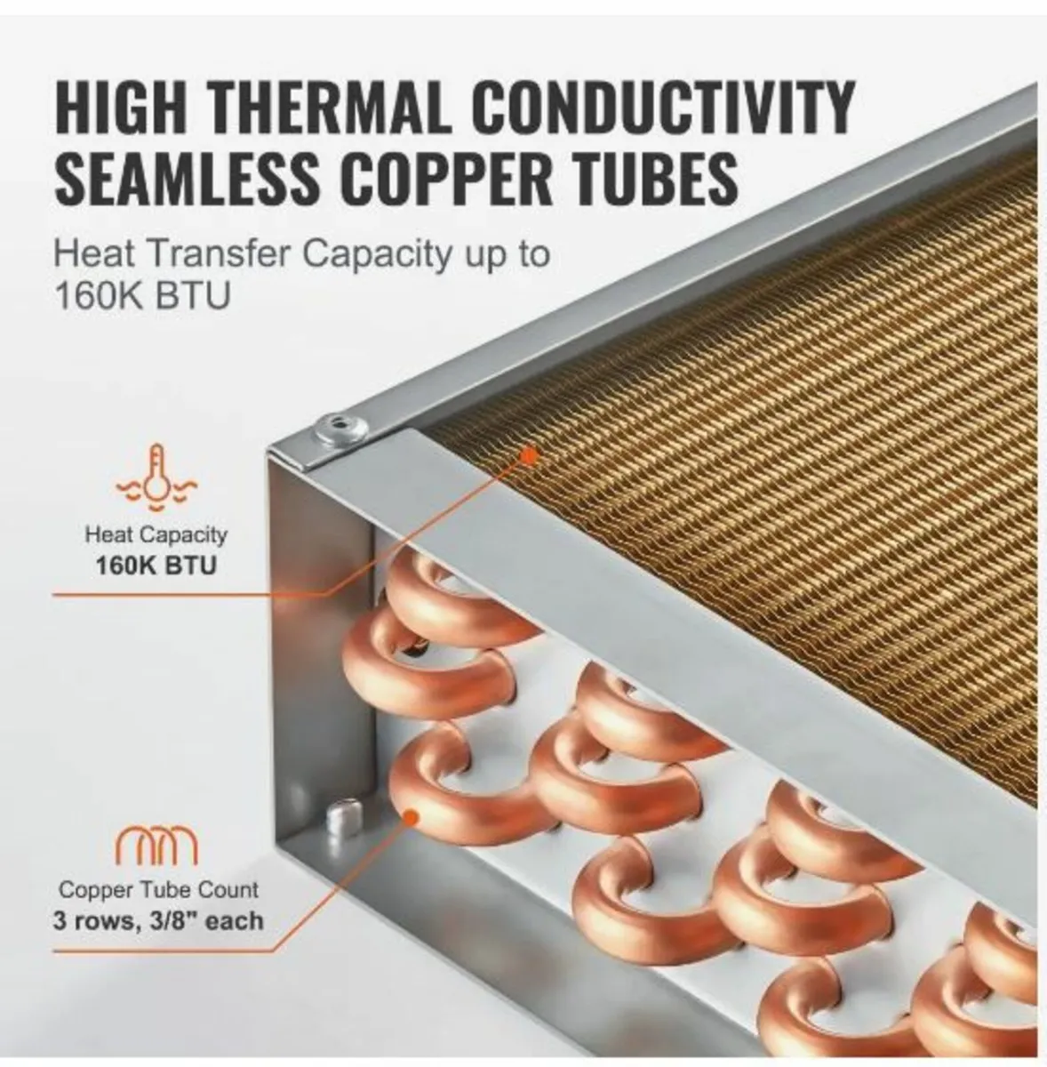 20"x 20"/50.8 x 50.8 cm Heat Exchanger - Image 4