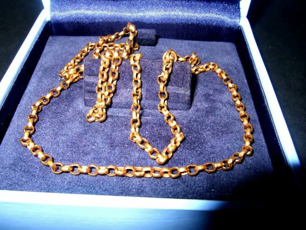 Vintage 20" Hallmarked 9ct Gold Unisex Chain - Image 1