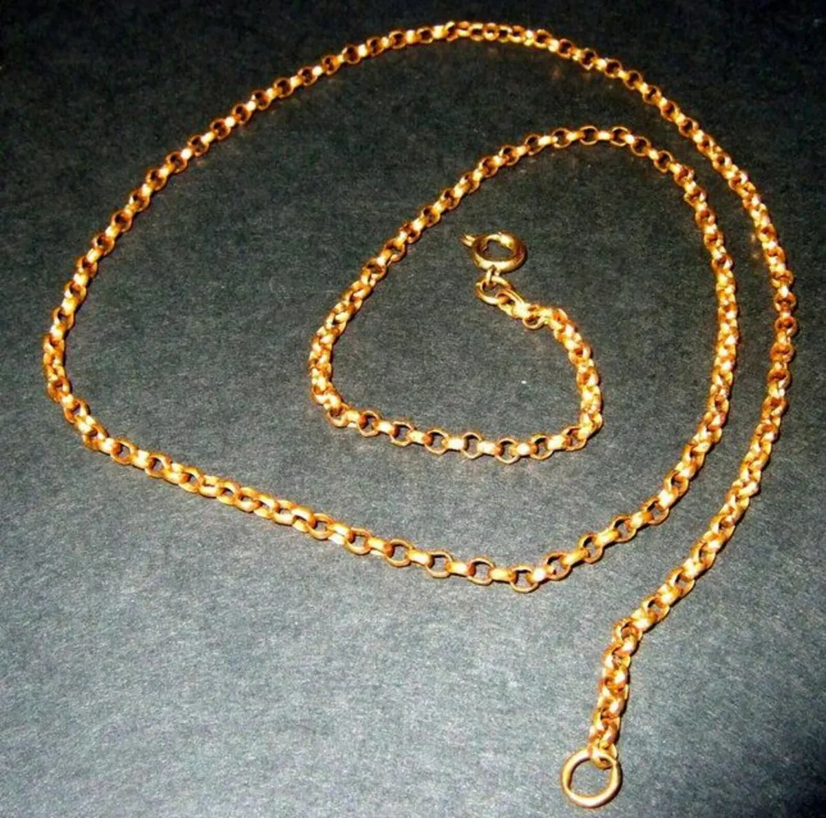 Vintage 20" Hallmarked 9ct Gold Unisex Chain - Image 3