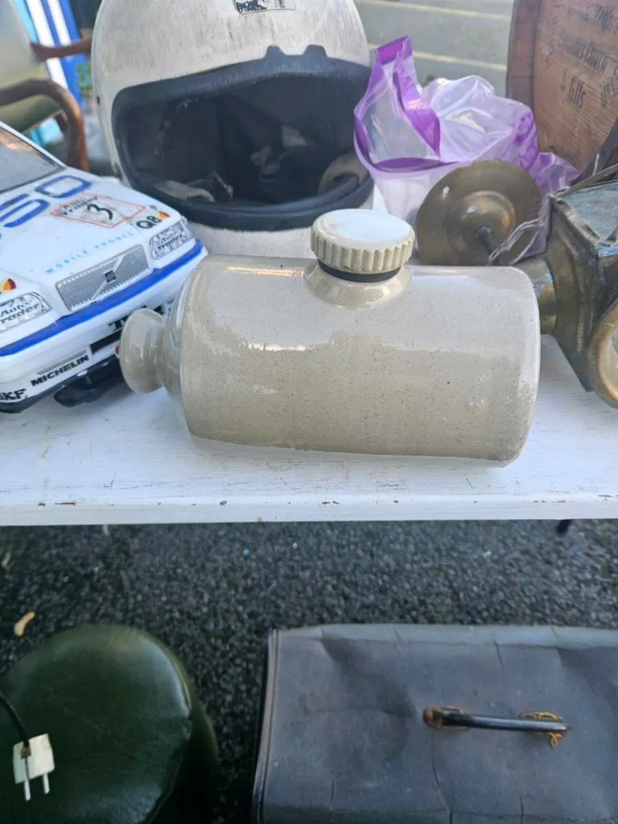 Vintage Antique Ceramic Hot Water Bottle - Image 2