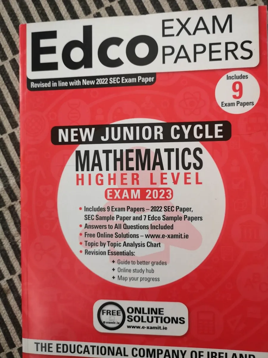 Junior Cycle Maths higher level exam papers