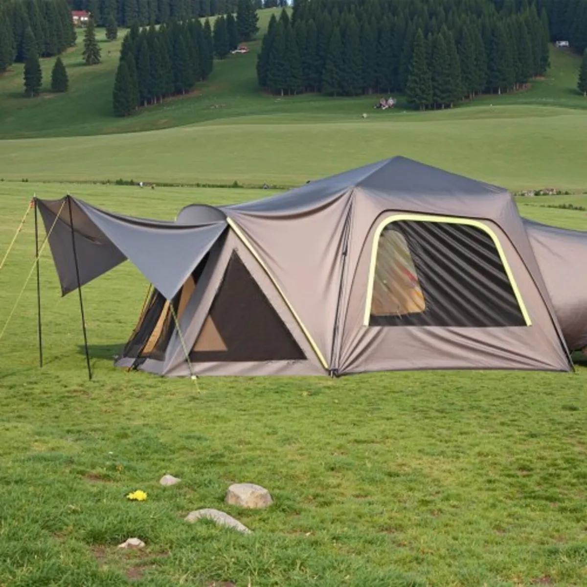 SUV Tent for Camping, 10FT L x 10FT W, Waterproof - Image 4