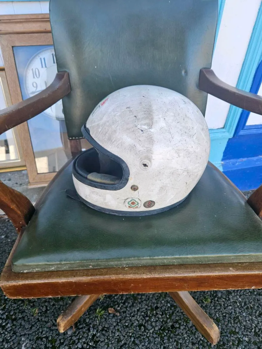 Vintage Motorbike Helmet - Image 3