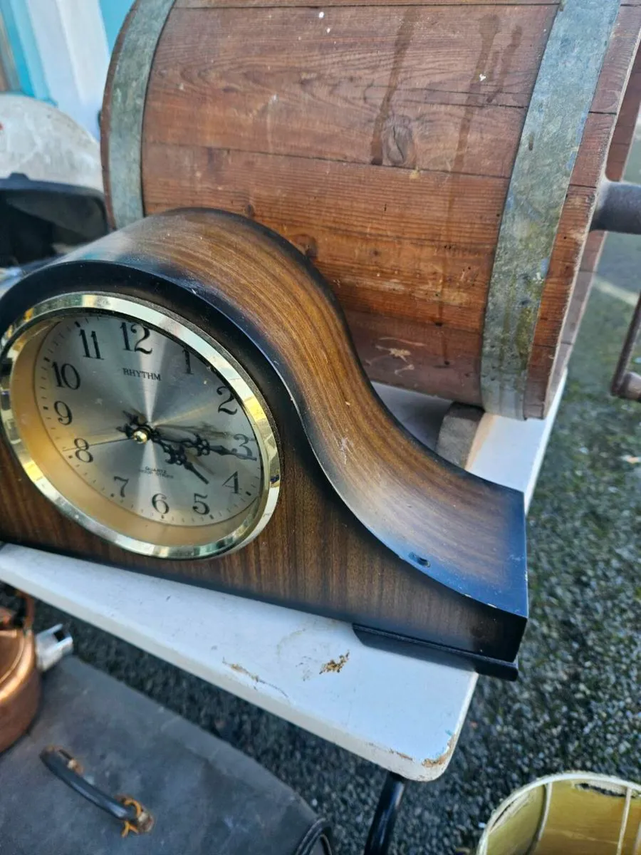 Vintage Mantle Clock - Image 4