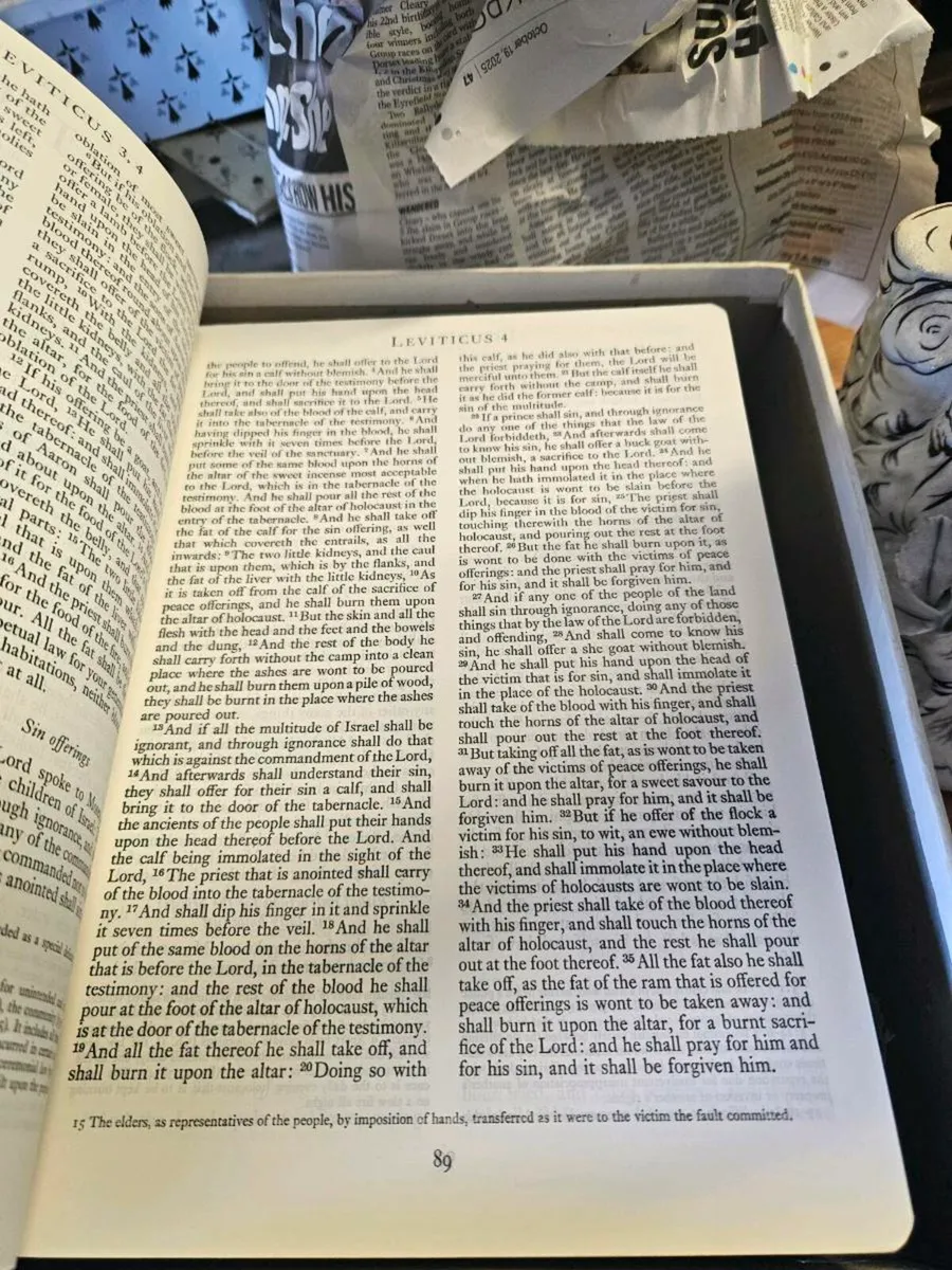 Vintage Holy Bible - Image 4