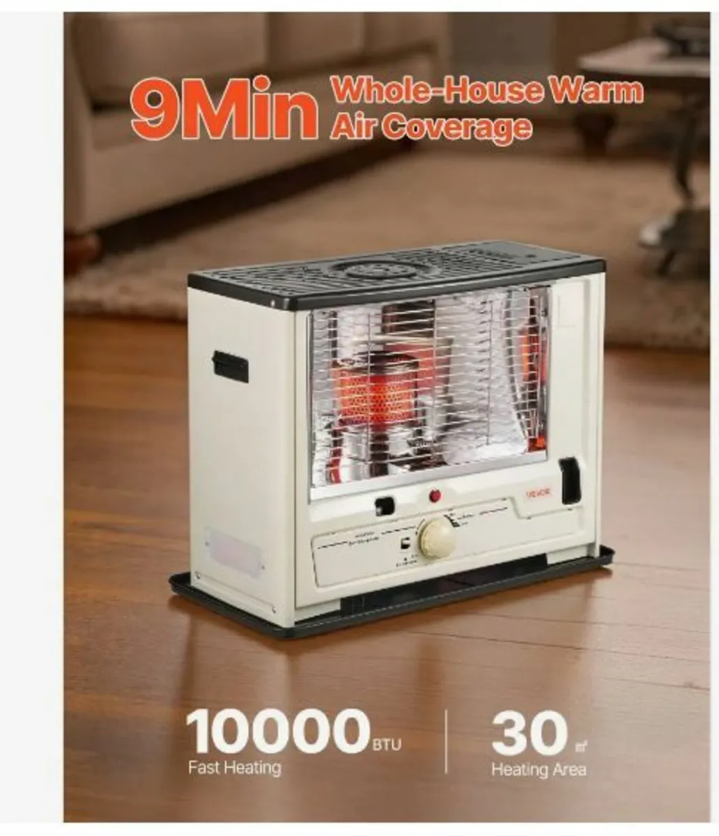 10000 BTU Indoor & Outdoor Kerosene Heater - Image 2