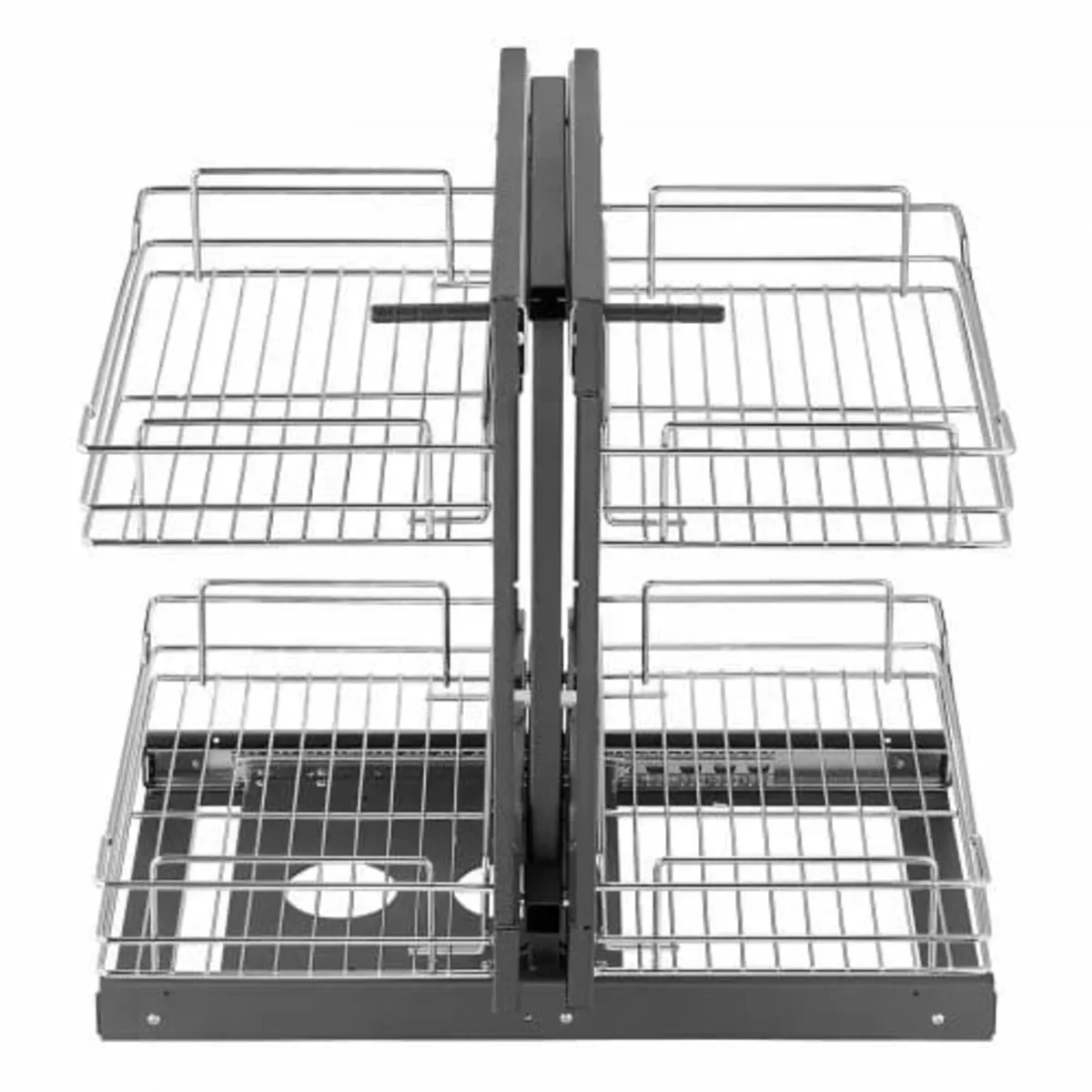 Min 15"W Opening Blind Corner Pull Out Organizer, - Image 1