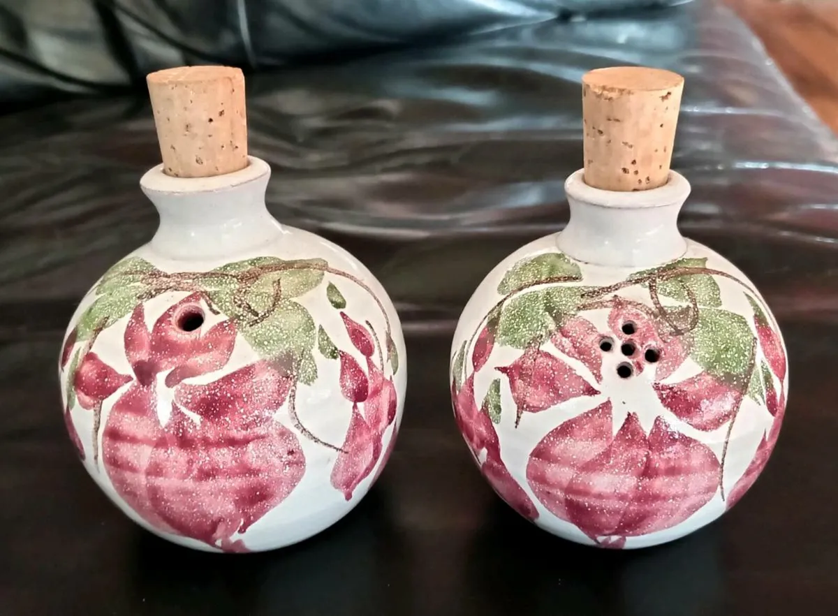 Judy Greene Pottery Salt & Pepper Set - Image 1