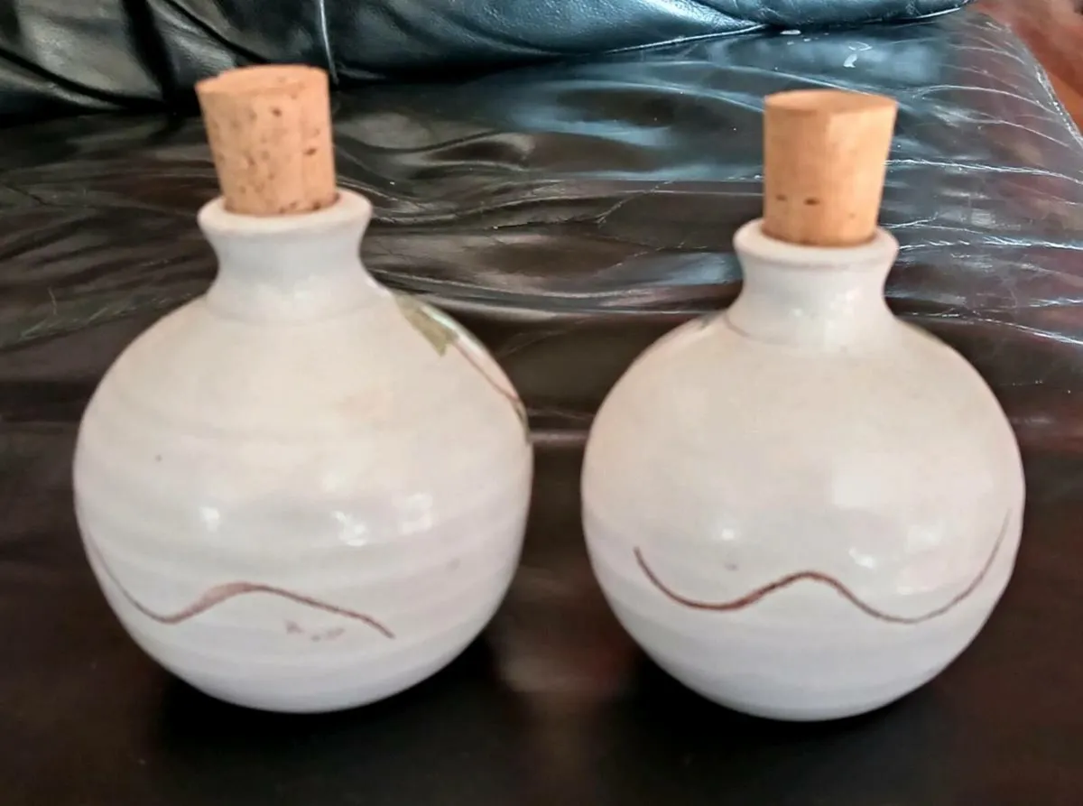 Judy Greene Pottery Salt & Pepper Set - Image 2