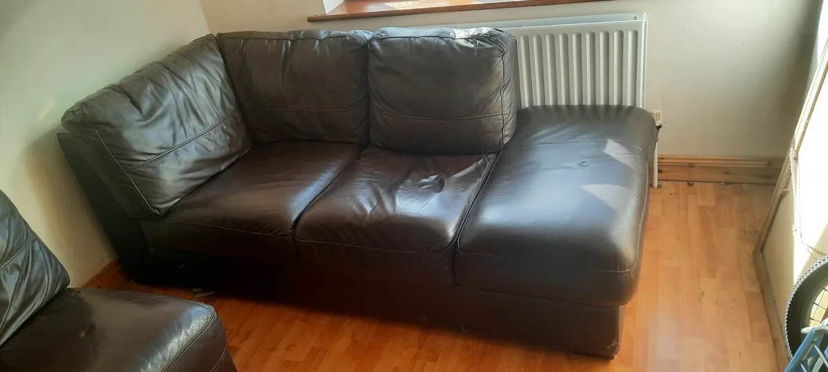 leather corner sofa - Image 3