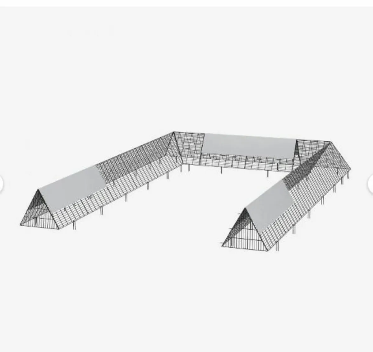 Chicken Tunnels, 236.2 x 157.5 x 24.2 inch - Image 4