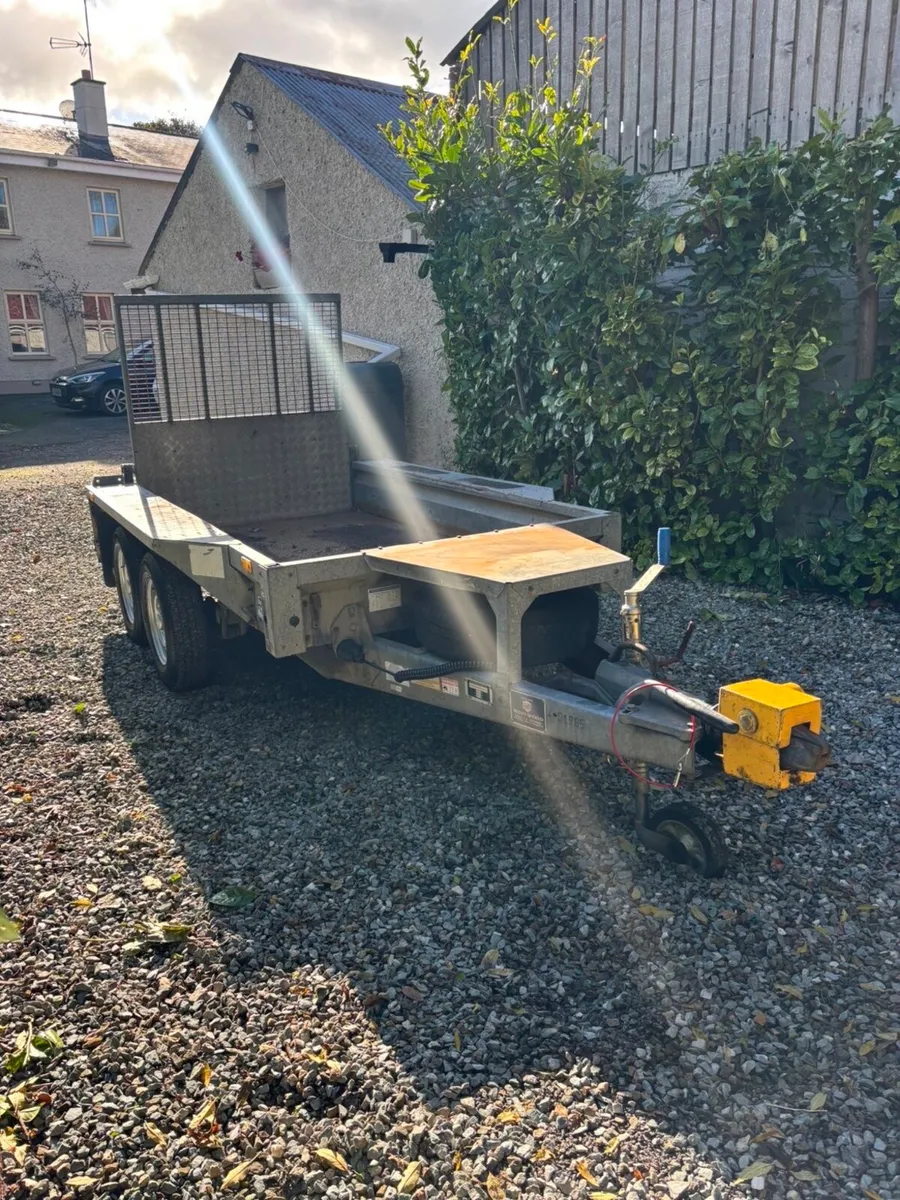 8x4 Ifor Williams plant trailer - Image 2