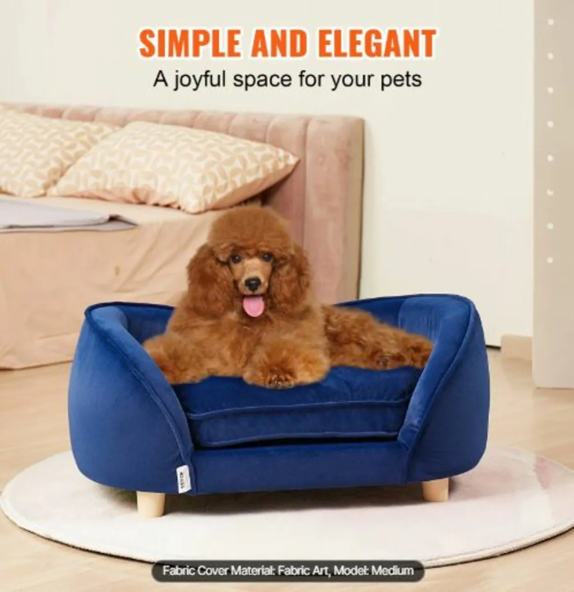 Pet Sofa, Dog Couch for Medium-Sized Dogs and Cats - Image 3