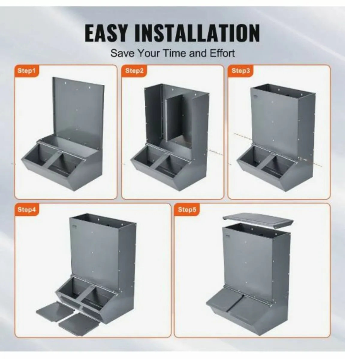 Hog Feeder, 3.7 Bushel Capacity - Image 3