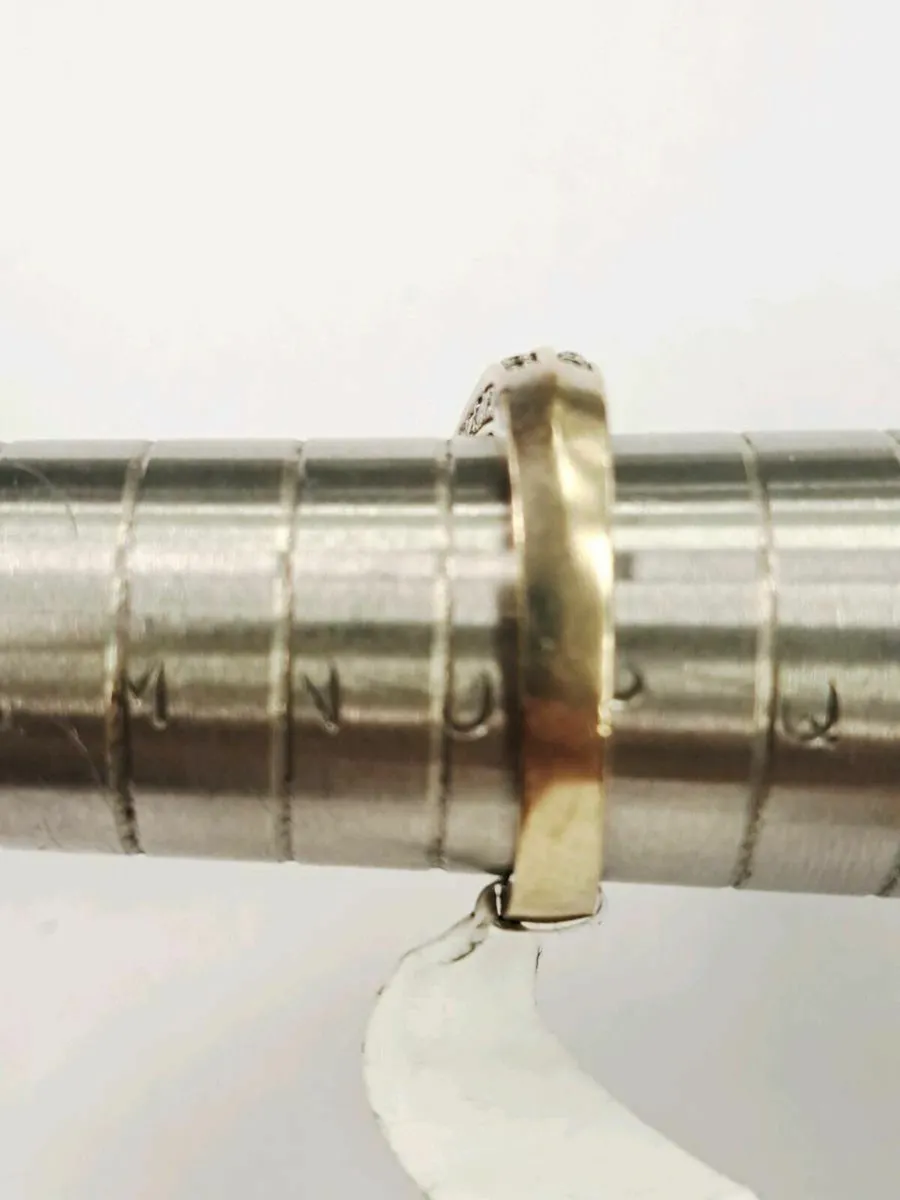 9K White Gold Ring 9CT - Image 3