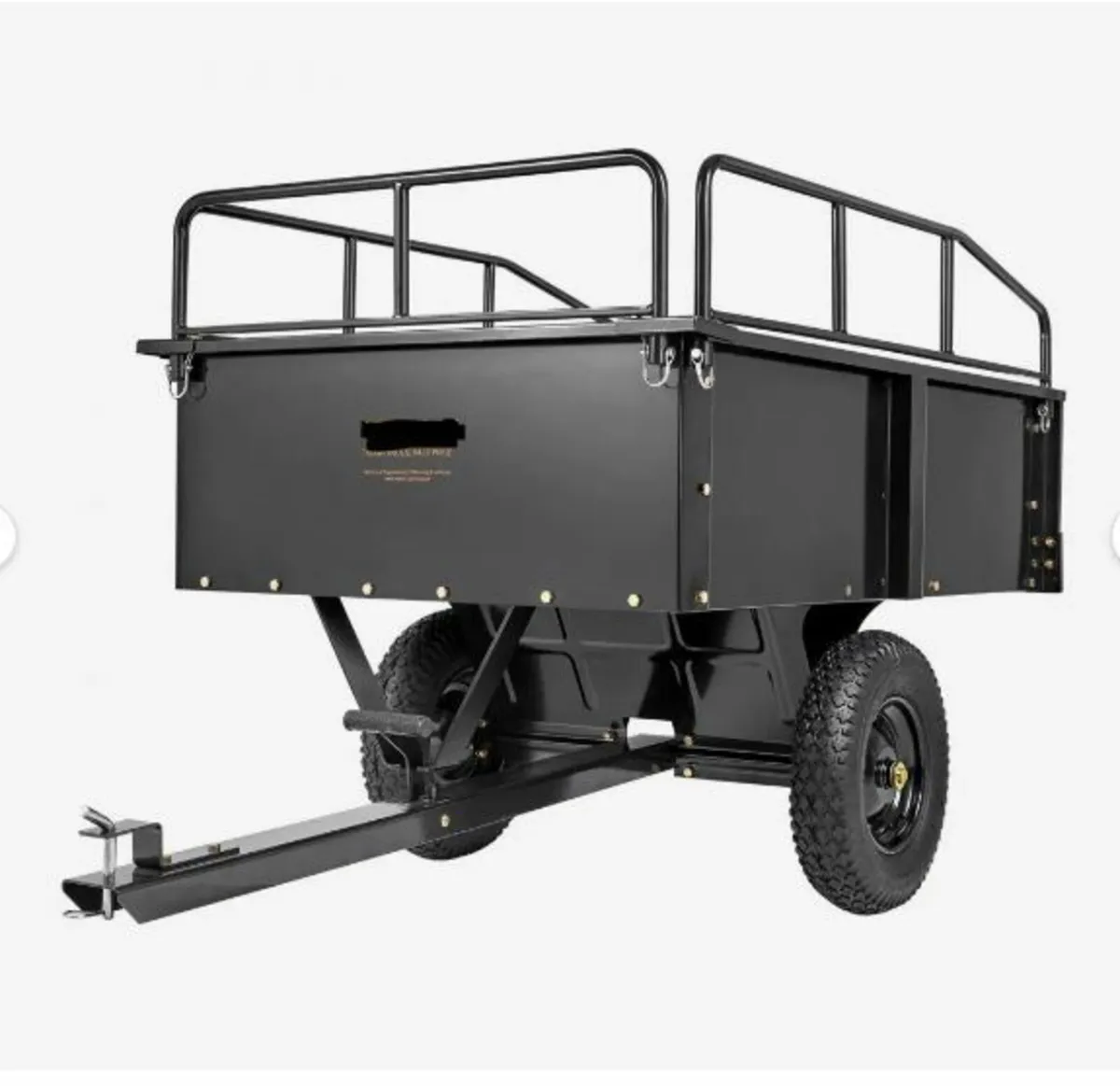 Heavy Duty ATV Trailer Steel Dump Cart - Image 1