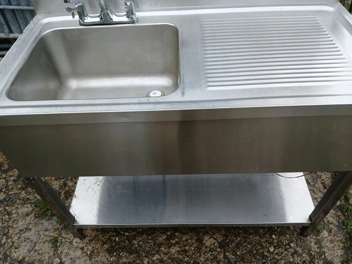 Staneless steel cabbinet sink unit complete - Image 4
