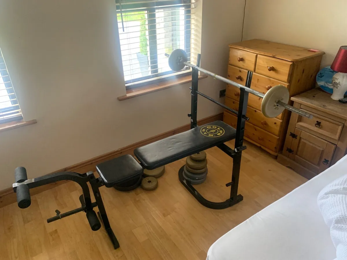 Bench press and weights - Image 2
