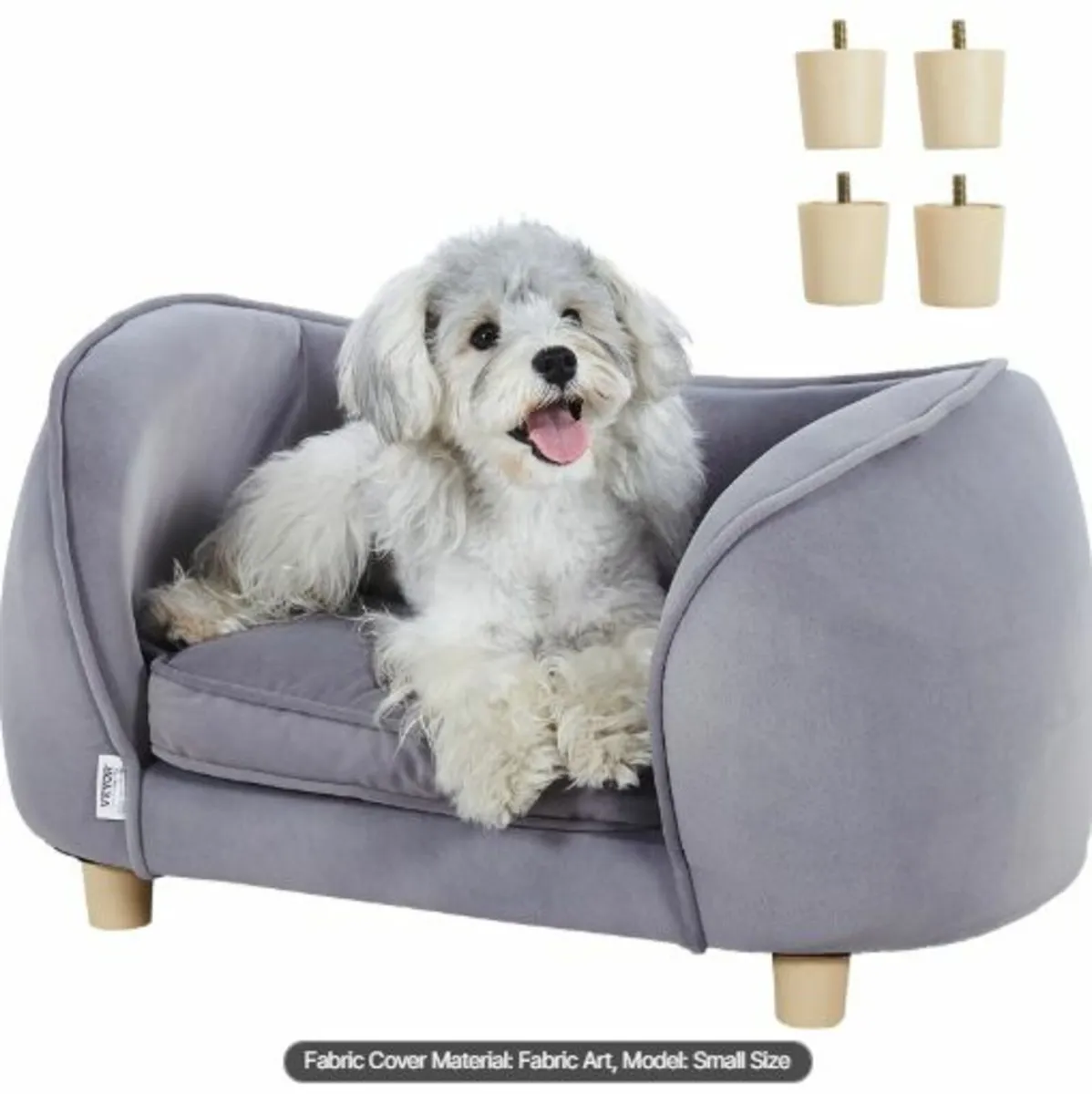 Pet Sofa, Dog Couch for Small Dogs and Cats, Soft - Image 1