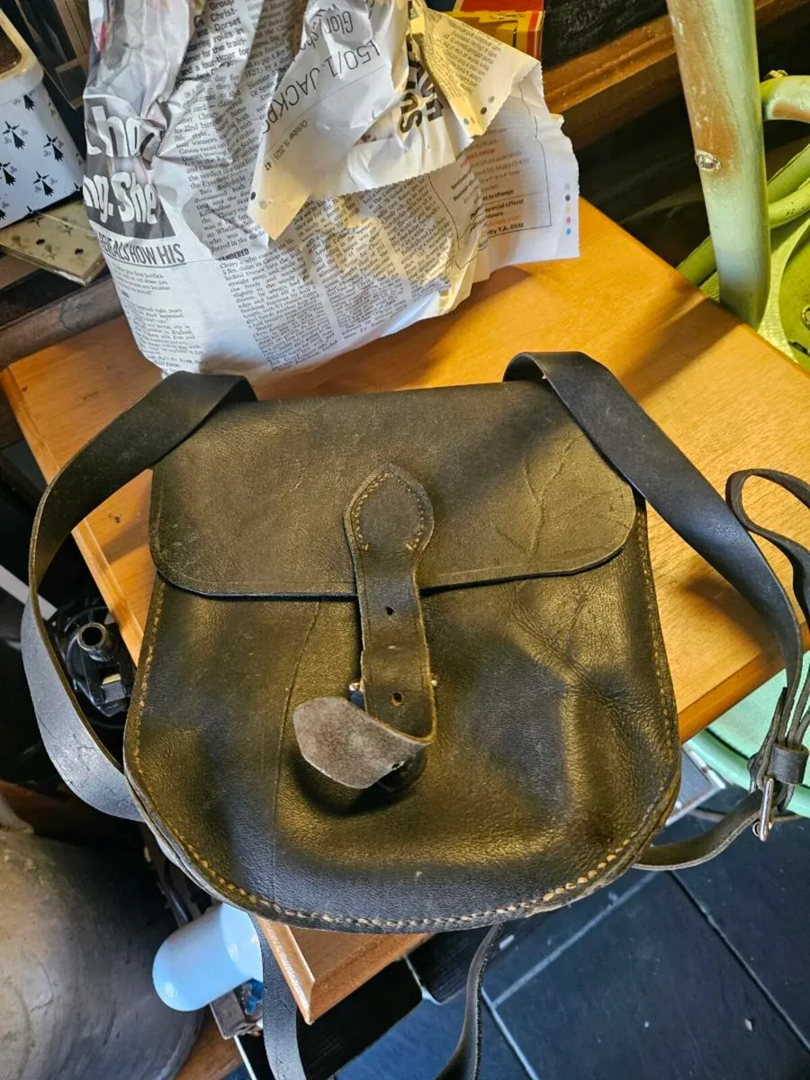 Vintage Leather Bread Mans Bag - Image 2