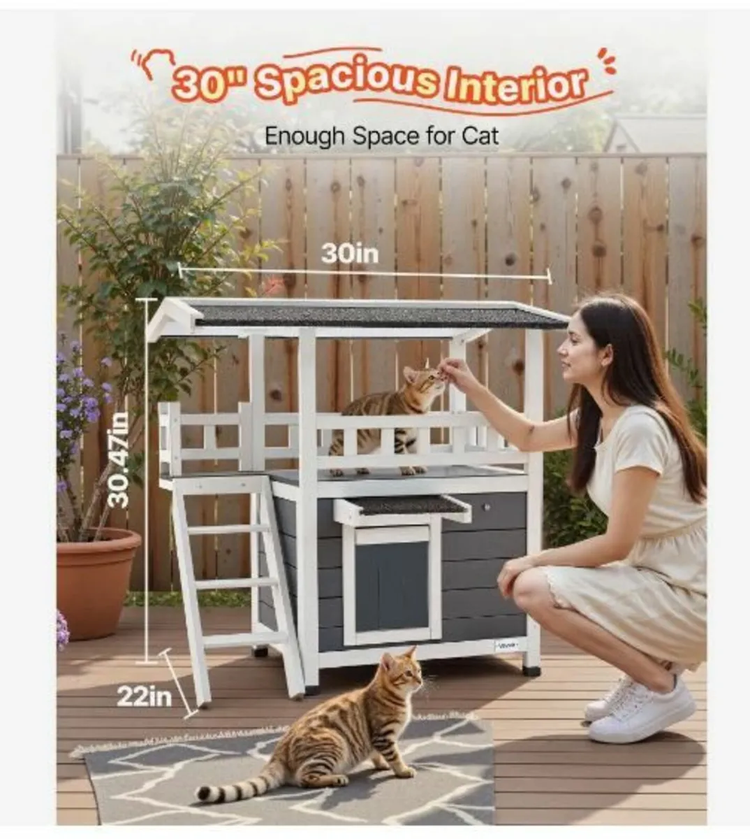 Outdoor Cat House - Image 3