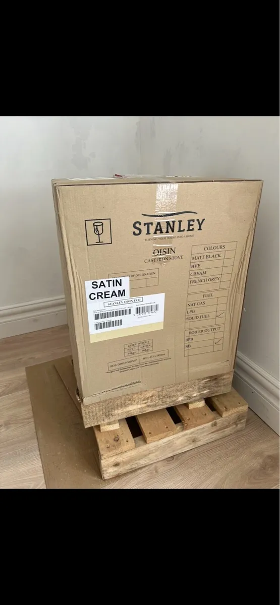 Stanley Oisín stove Cream Enamel solid fuel - Image 4