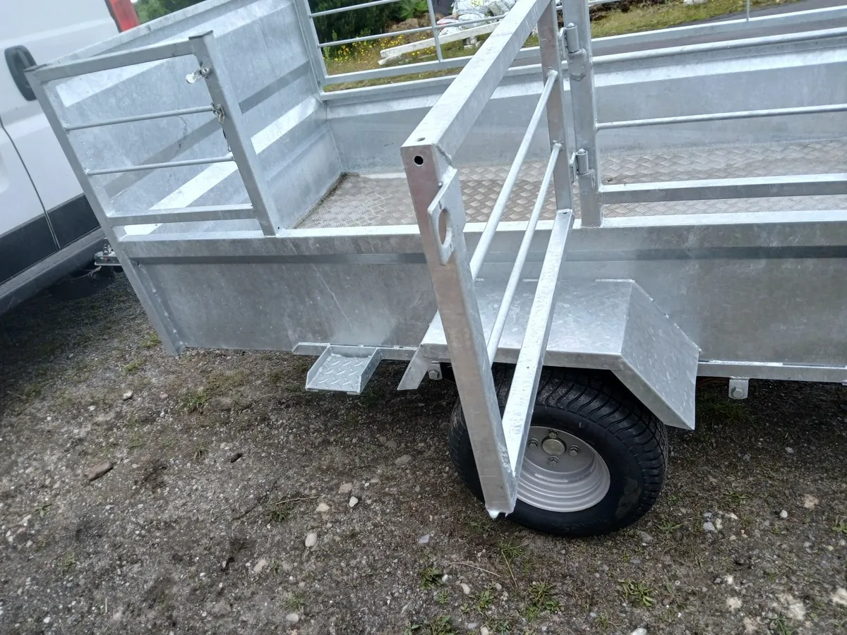 Trailer new /single...with ramp door ...& sides .. - Image 1