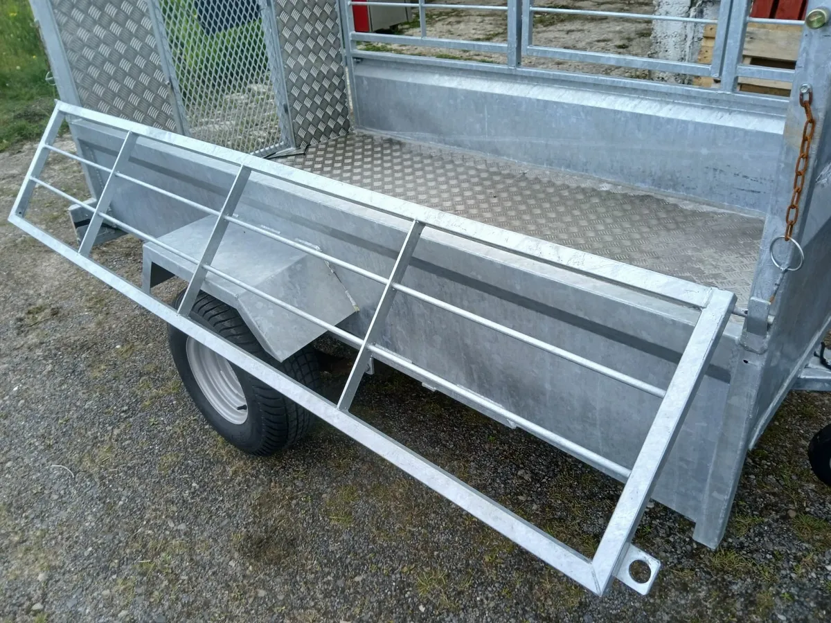 Trailer new /single...with ramp door ...& sides .. - Image 2