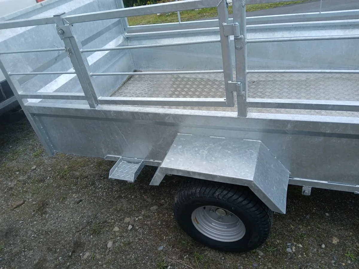 Trailer new /single...with ramp door ...& sides .. - Image 4