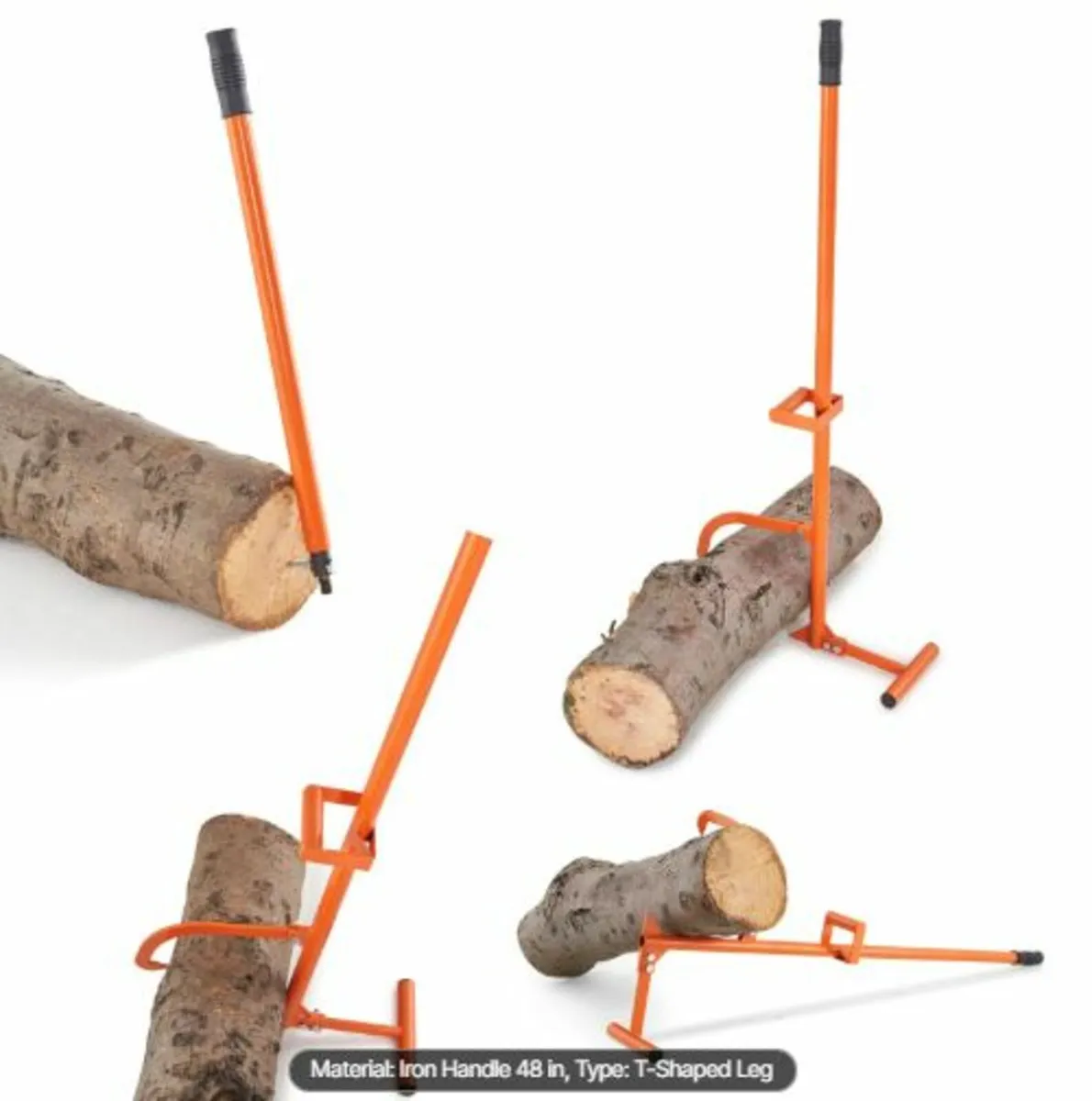 Timberjack, 46.5 in, 4 in 1 Heavy Duty Steel Log - Image 1