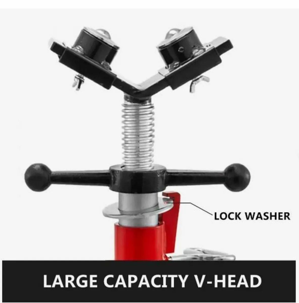Pipe Jack Stand With 2-Ball Transfer V-Head - Image 2