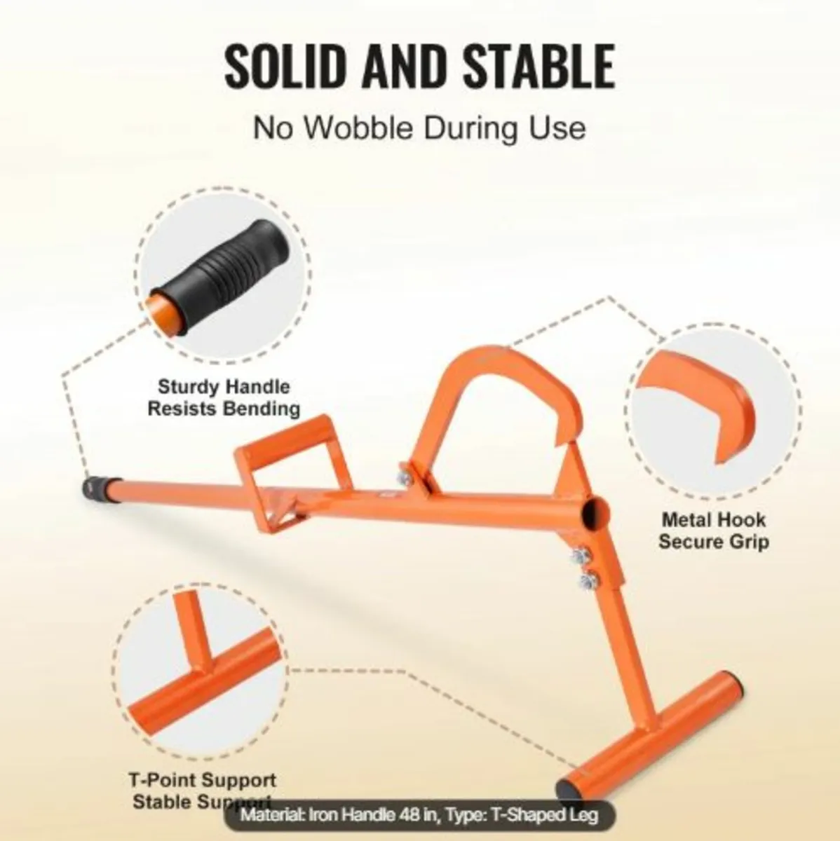 Timberjack, 46.5 in, 4 in 1 Heavy Duty Steel Log - Image 2