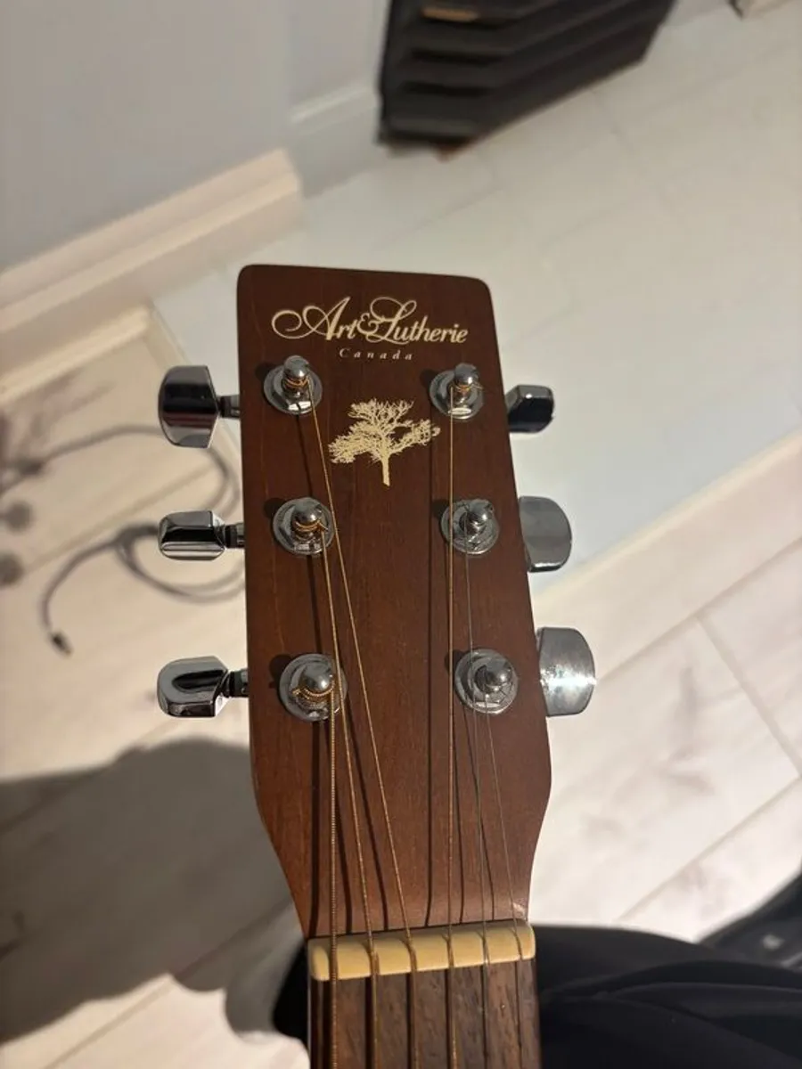 Art & Lutherie Folk Cedar Acoustic Guitar Handmade in Canada - Image 4