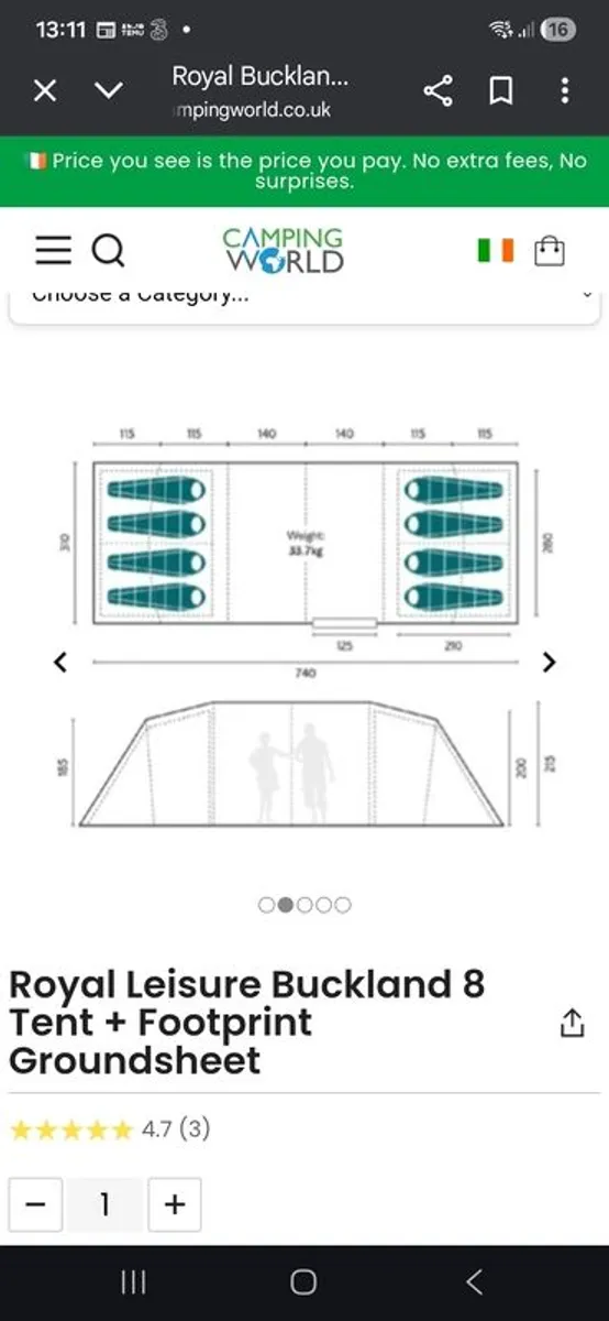 royal 8 person tent - Image 3