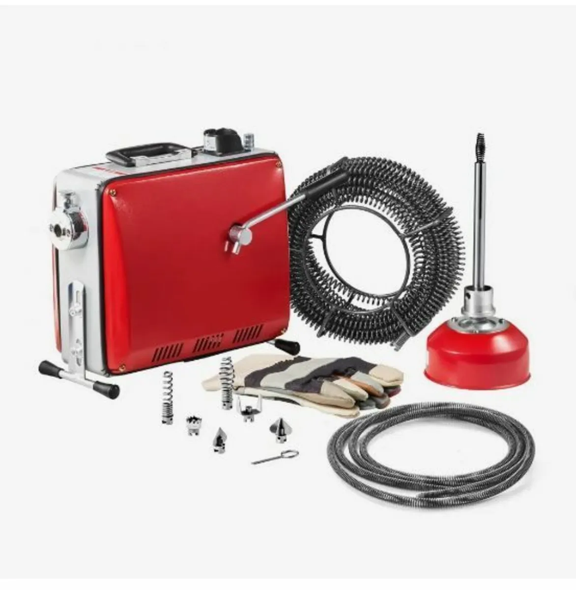 Drain Cleaner Machine, 390W 1400RPM - Image 1