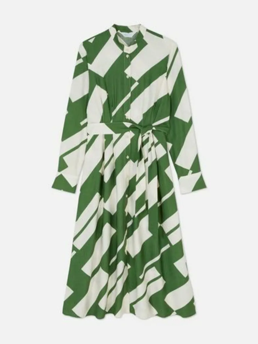 BRAND NEW Primark Geometric Shirt Dress: Size 12 - Image 2