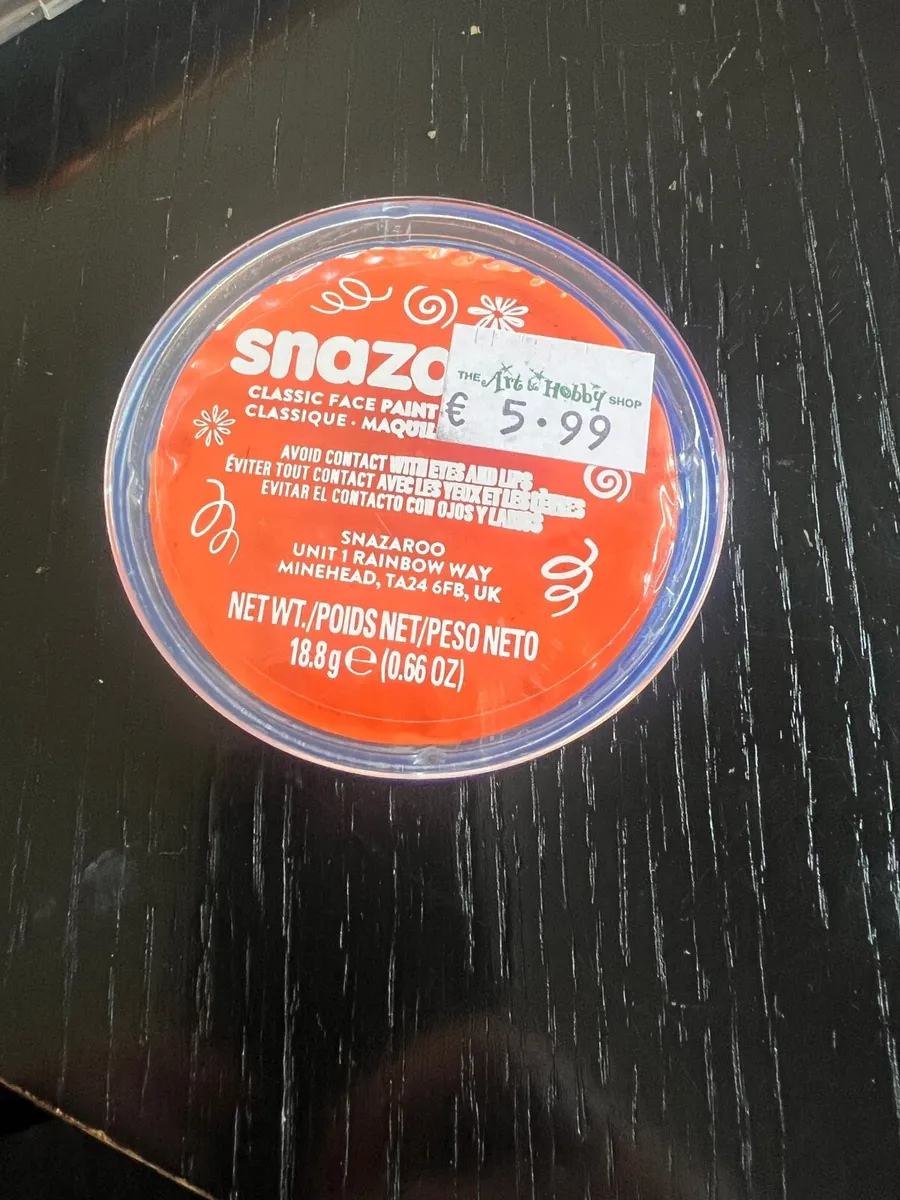 Snazaroo Orange Facepaint - Image 1