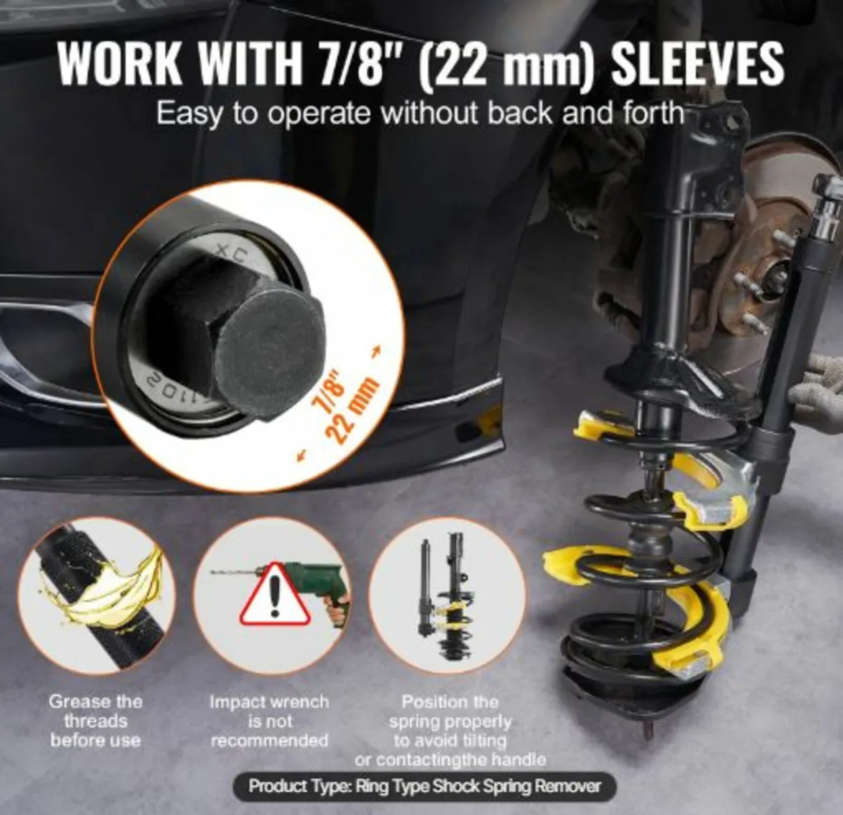 Strut Spring Compressor Set, Macpherson Strut - Image 4