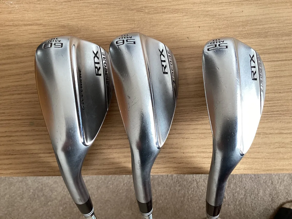3 Cleveland RTX Ripcore Left handed wedges - Image 1